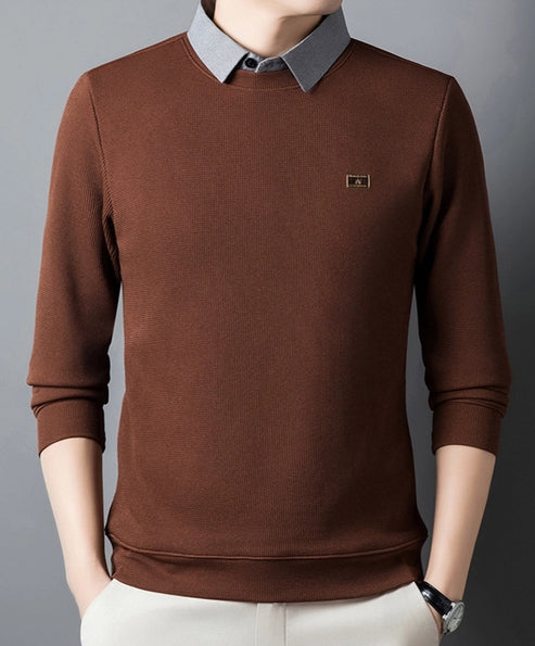 Men’s Premium Ribbed Crewneck – Streetwear Style