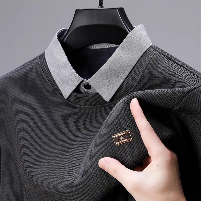 Men’s Premium Ribbed Crewneck – Streetwear Style
