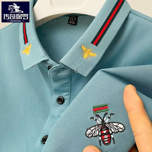 Bee’s Blessing Embroidered Men's T-Shirt