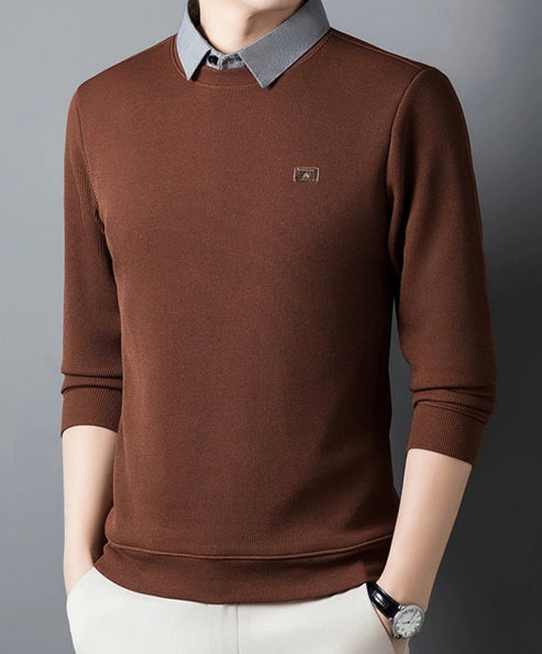 Men’s Premium Ribbed Crewneck – Streetwear Style