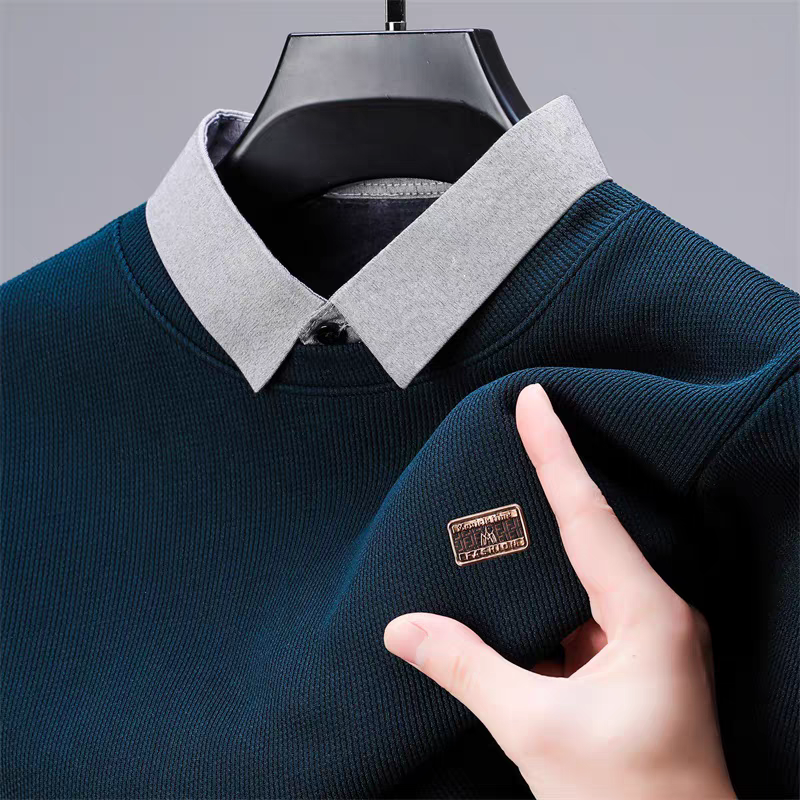 Men’s Premium Ribbed Crewneck – Streetwear Style