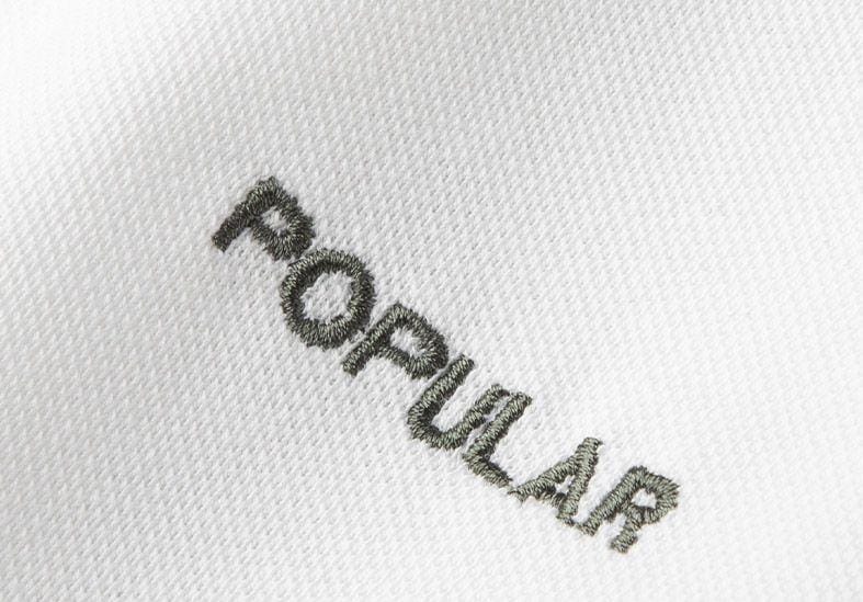 Men's Polo T-Shirt with Stylish Contrast Collar