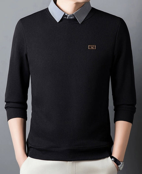 Men’s Premium Ribbed Crewneck – Streetwear Style