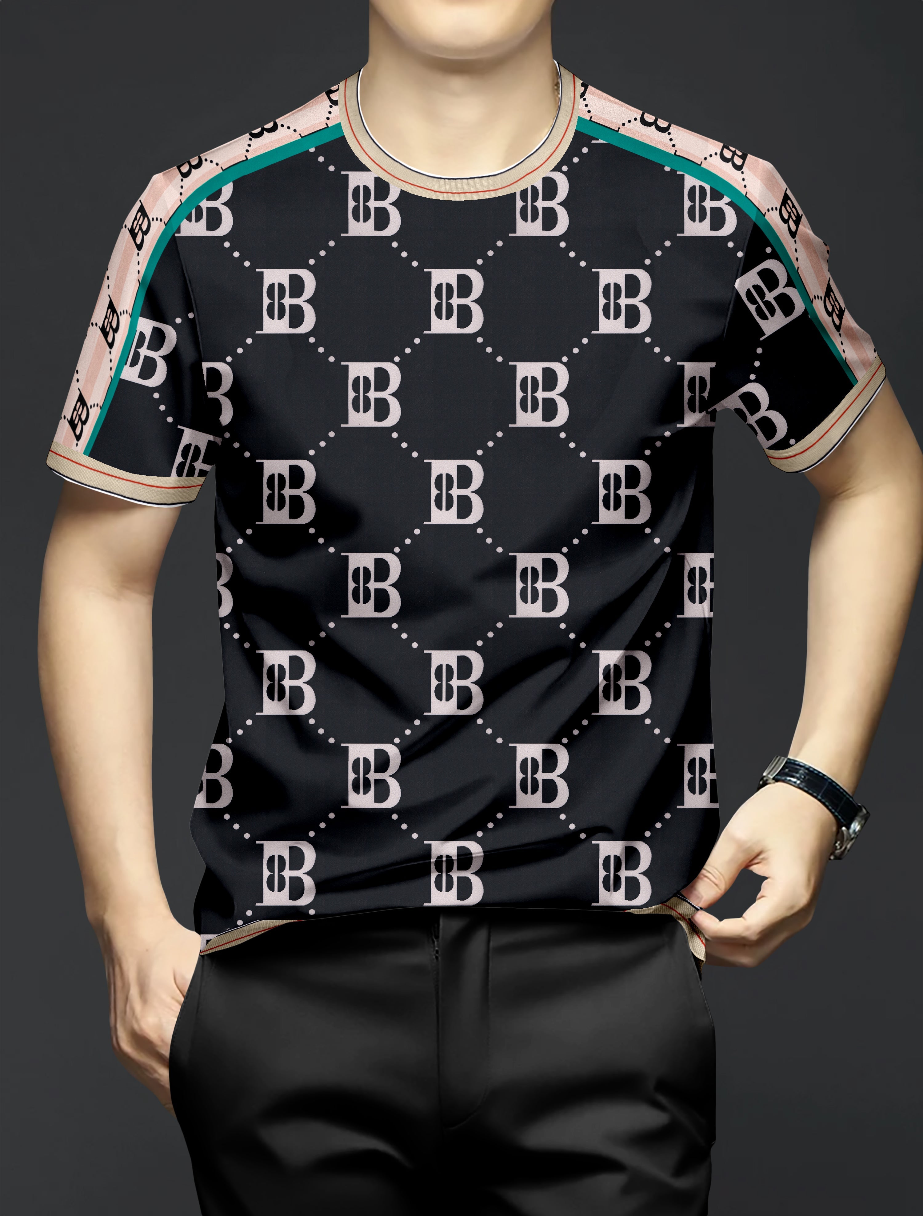 Printed Half Sleeve Men's Imported T-shirt