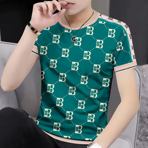 Printed Half Sleeve Men's Imported T-shirt