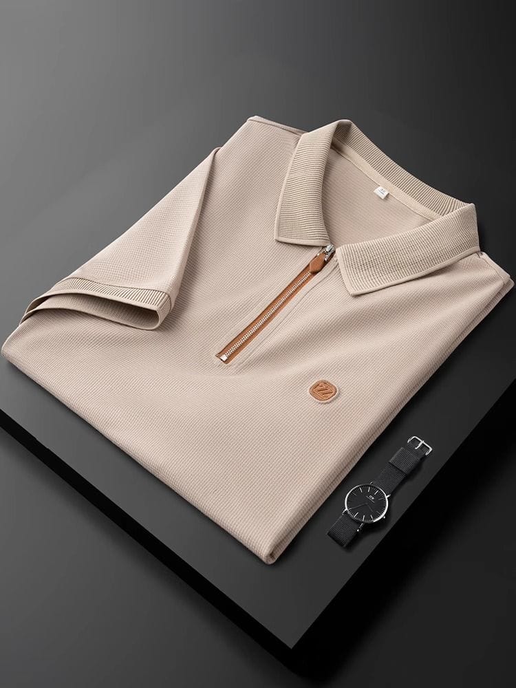 Classy Imported Polo T-Shirt with Zipper – Modern Fit