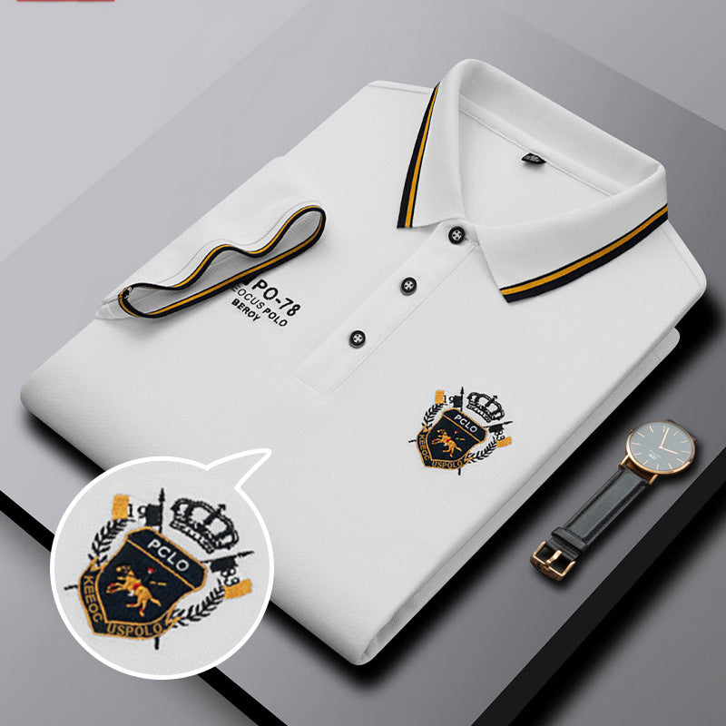Embroidery Logo Half Sleeve Imported Polo T-Shirt