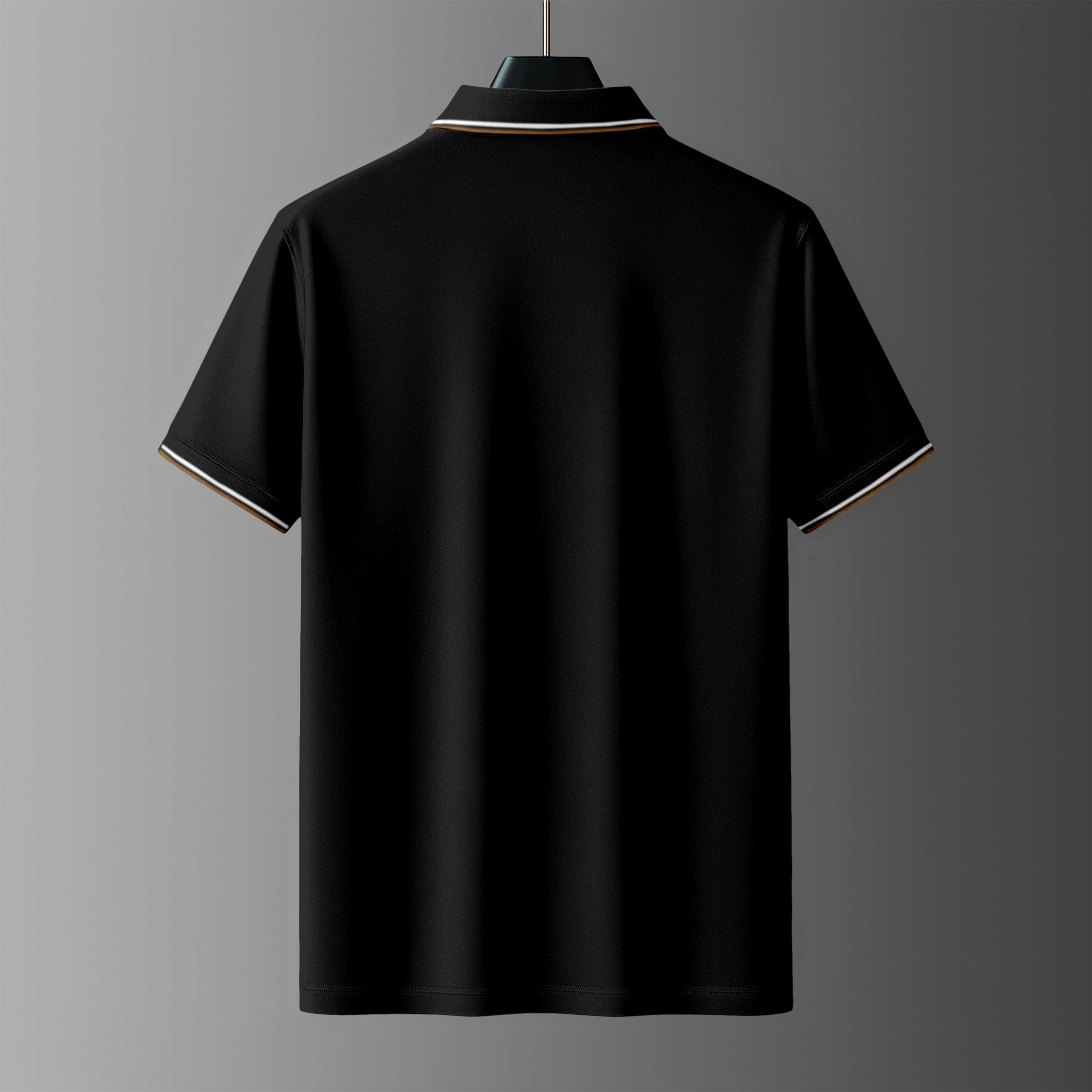 Metro Style Contrast Men's Polo T-Shirt