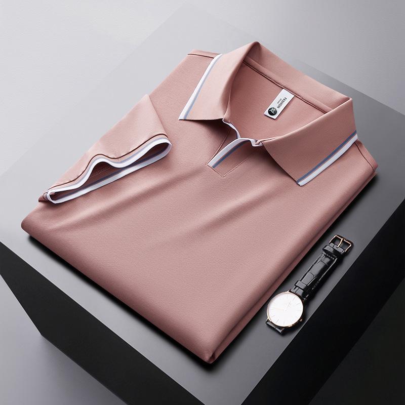 Metro Style Contrast Men's Polo T-Shirt