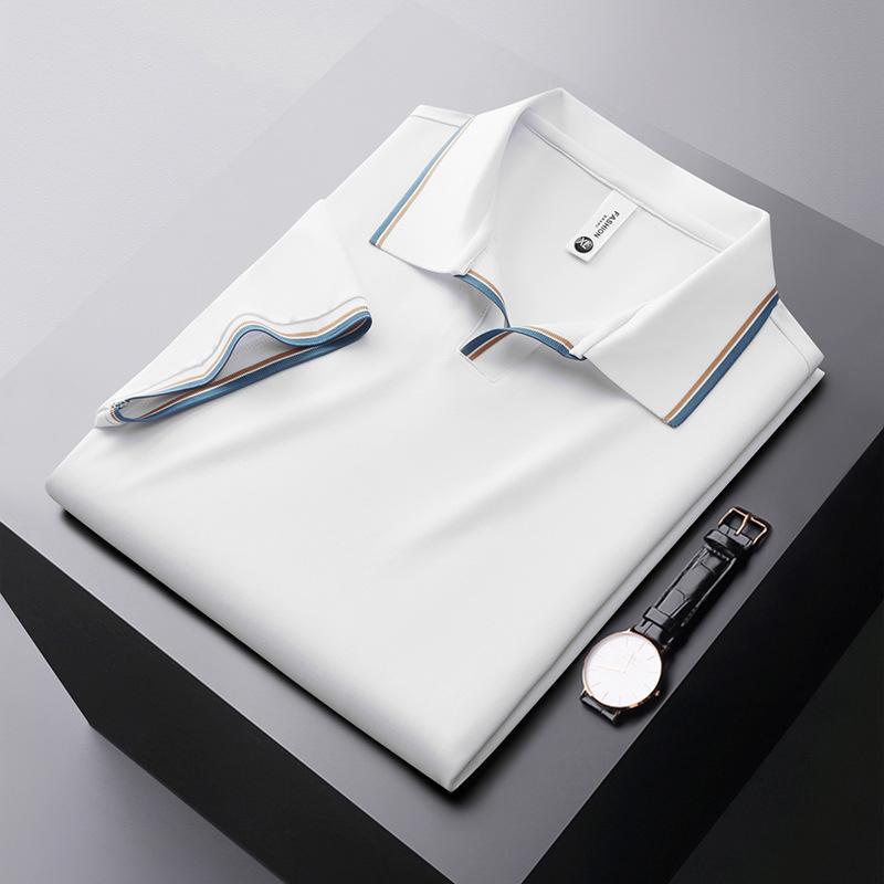Metro Style Contrast Men's Polo T-Shirt