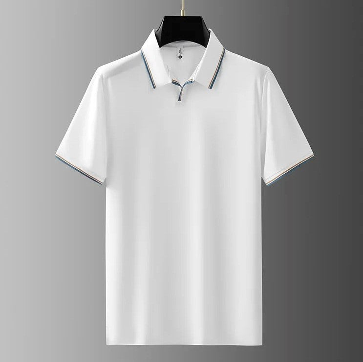 Metro Style Contrast Men's Polo T-Shirt