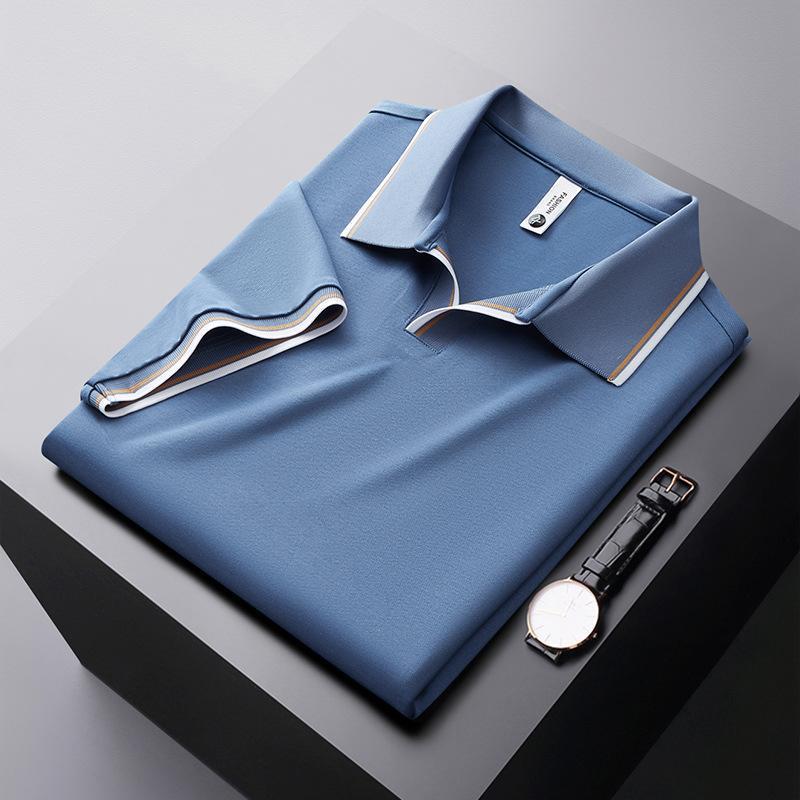 Metro Style Contrast Men's Polo T-Shirt
