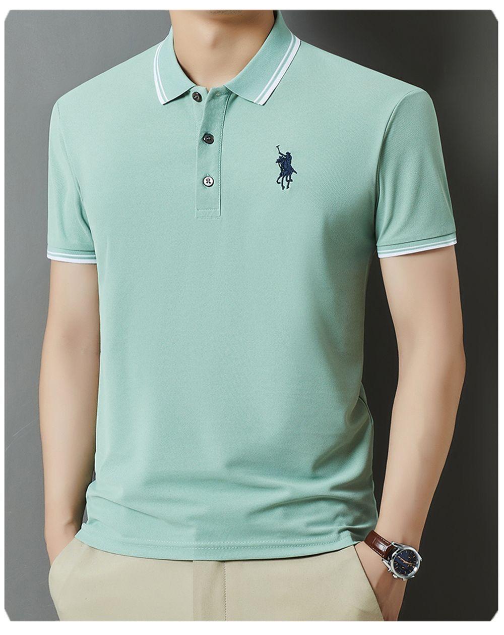 Coastal Breeze Slim Fit Men’s Polo Tshirt - Tailored Trim Edition