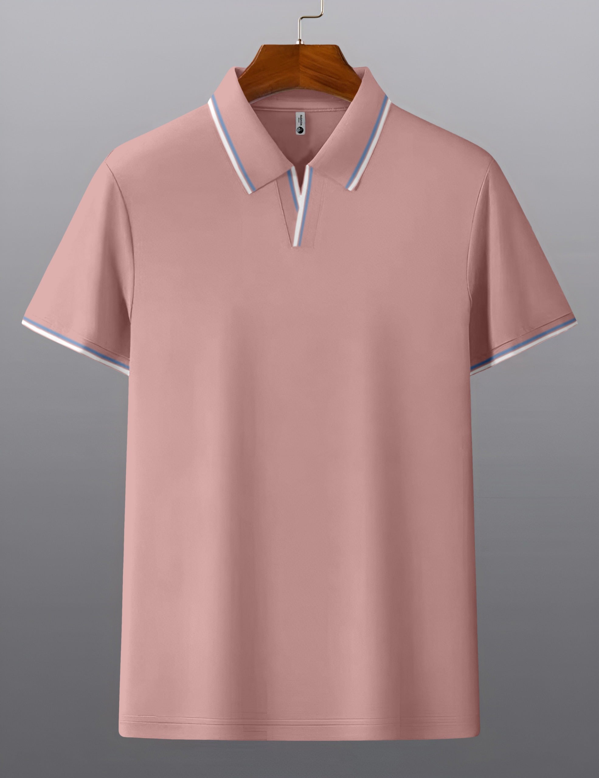 Metro Style Contrast Men's Polo T-Shirt