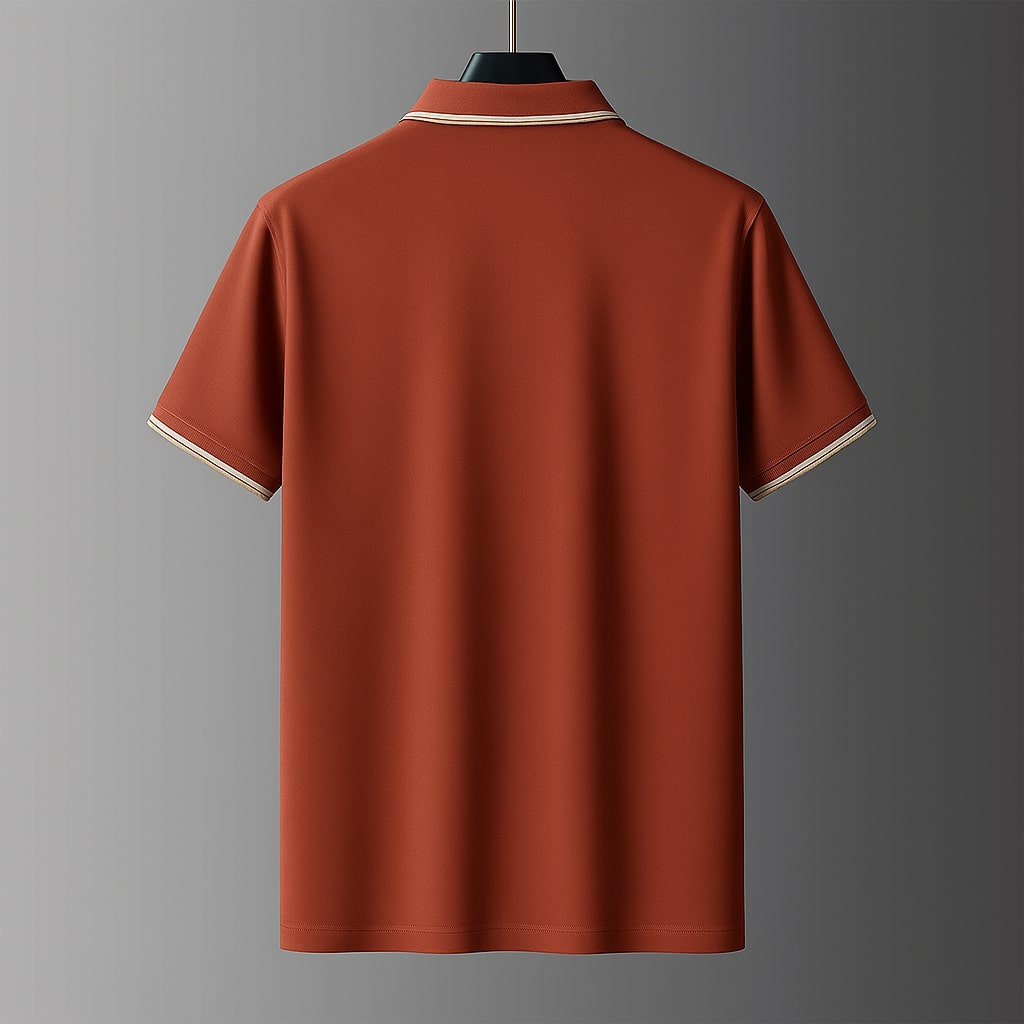 Metro Style Contrast Men's Polo T-Shirt