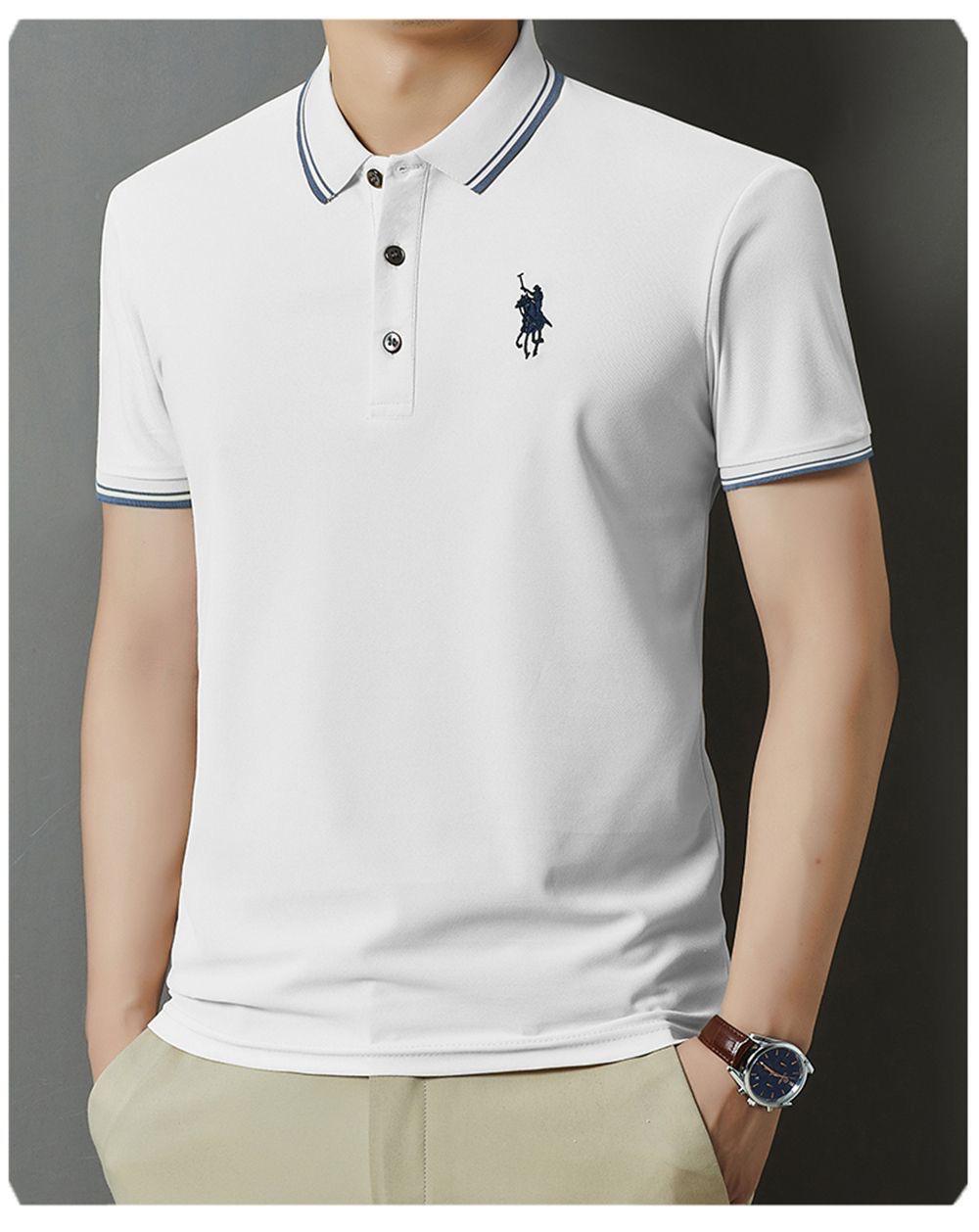 Coastal Breeze Slim Fit Men’s Polo Tshirt - Tailored Trim Edition