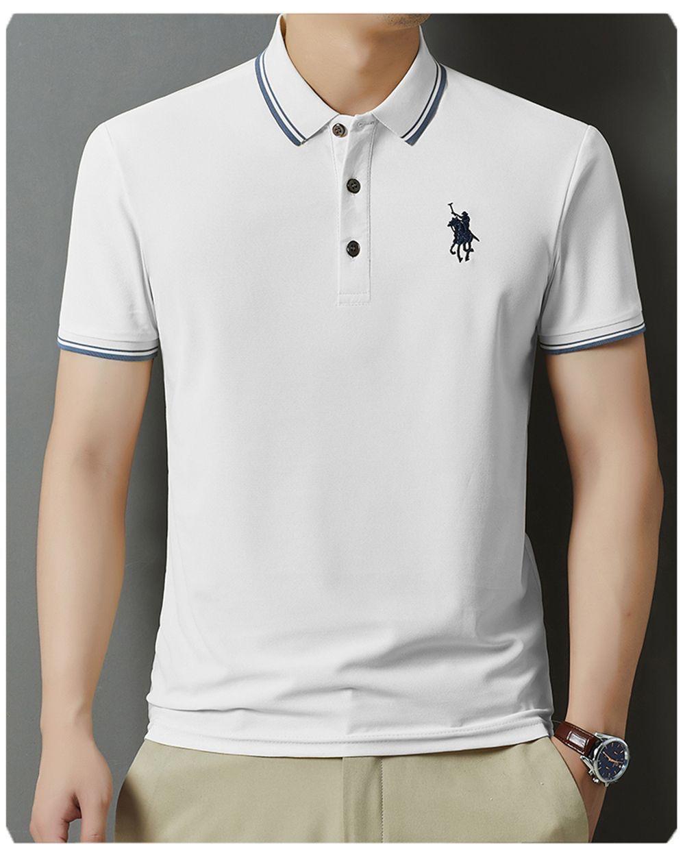 Coastal Breeze Slim Fit Men’s Polo Tshirt - Tailored Trim Edition