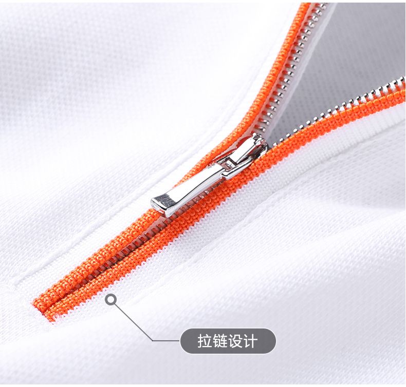 Zip Polo T-Shirt with Contrast Piping – Bold Style with Premium Finish