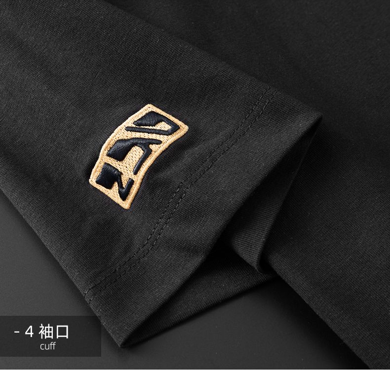 Black Warner Bros. Embroidered Imported T-Shirt