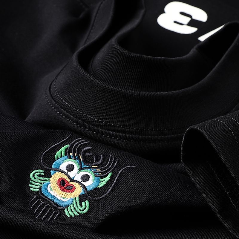 Modern Fit T-Shirt with Iconic Mask Artwork