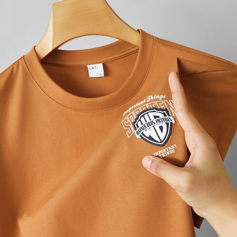 Black Warner Bros. Embroidered Imported T-Shirt
