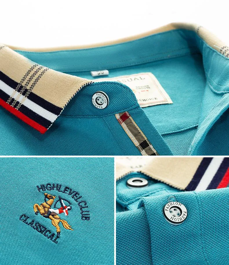 Imported Embroidery Logo Half Sleeve T-Shirt