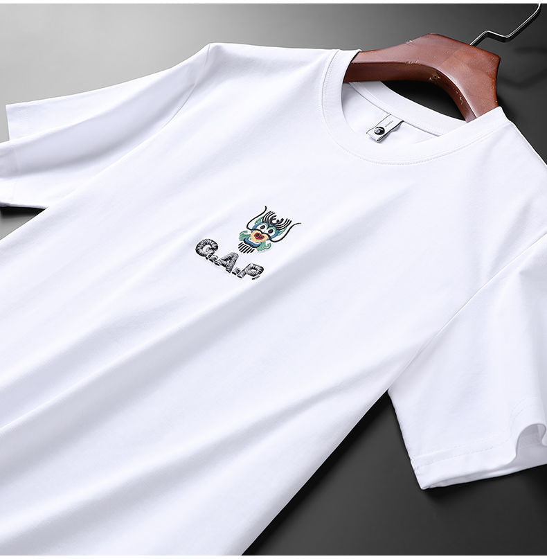 Modern Fit T-Shirt with Iconic Mask Artwork