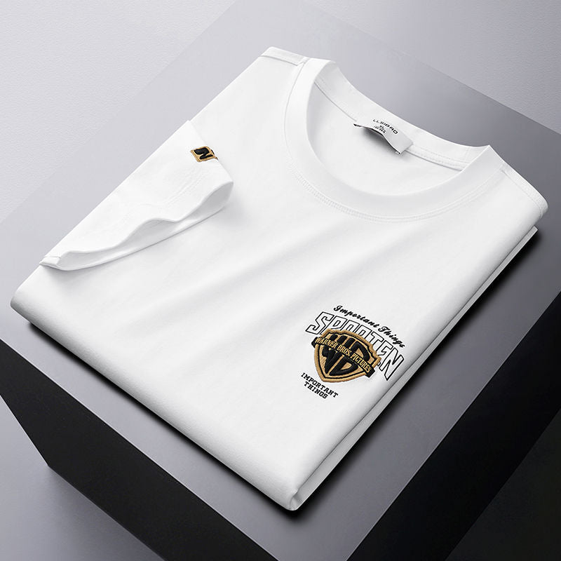 Black Warner Bros. Embroidered Imported T-Shirt